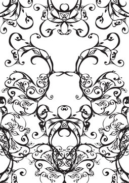 Vector illustration of abstract natural patter