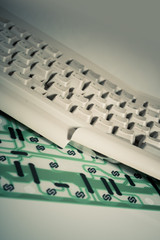 Clavier cassé