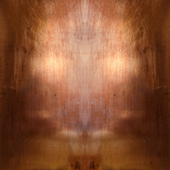 Macro close-up pattern of hammered cooper pot for background