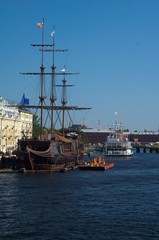 Fototapeta premium river boat