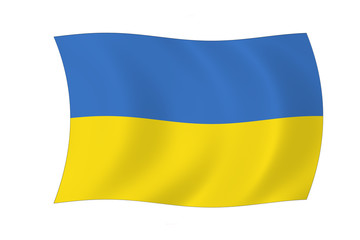 Ukraine Flagge