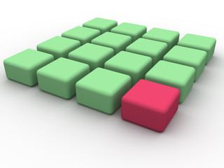 Obraz premium box. 3d