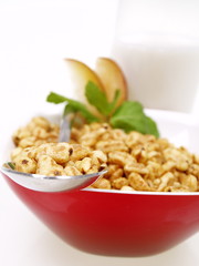 honey pops frühstück mit milch