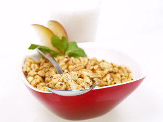 honey pops frühstück mit milch