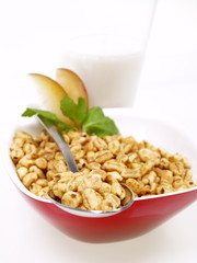 honey pops frühstück mit milch