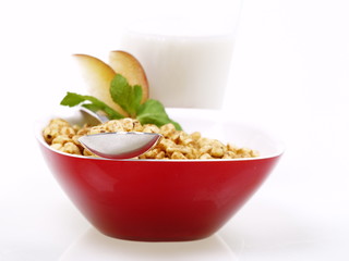 honey pops frühstück mit milch