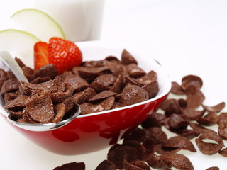 schoko pops frühstück mit milch