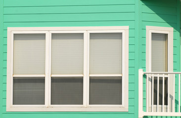 The color exterior of a Pensacola Florida residence