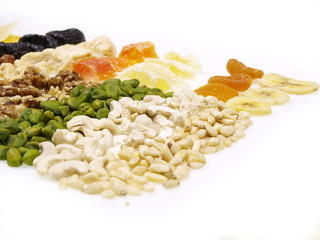 nüsse und dörrobst