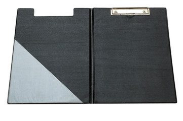 Open binder isolated on the white background