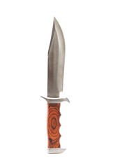 Closeup of a hunting knife