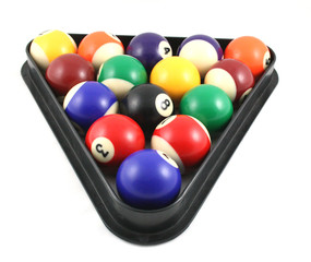 Bool balls in triangle