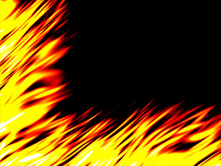 fire border, abstract background