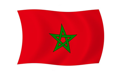 Marokko Flagge