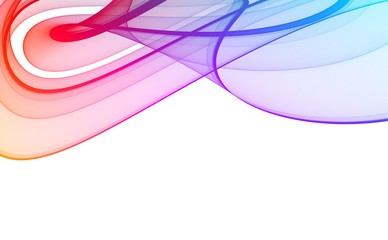 Colorful 3D rendered abstract background