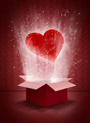 Obraz premium love box