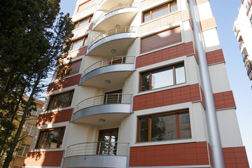 Building with new apartments from Istanbul