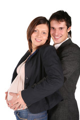 pregnant couple