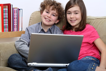 Young people relaxing at home