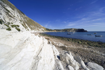 lulworth cove dorset coast england gb uk