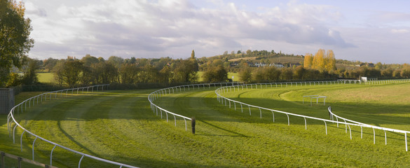 Obraz premium racecourse stratford upon avon warwickshire england uk