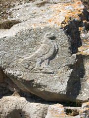 part of the ruins of ancient thira on the island of santorini 15
