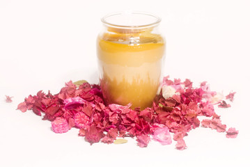 Romantic Glass Candle 