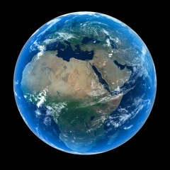 Naklejka na ściany i meble Earth - Africa