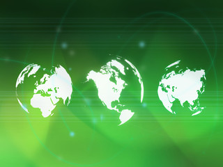 world map technology-style