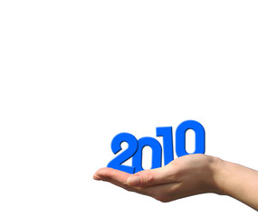2010 in der Hand