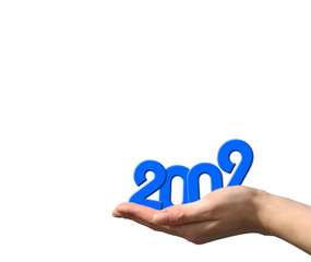 2009 in der Hand