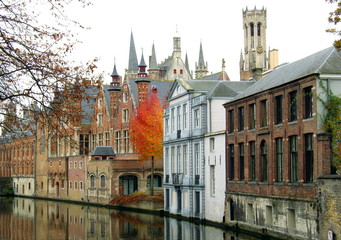 Obraz premium Vue sur Bruges, Flandres