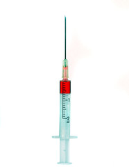 Syringe With Blood