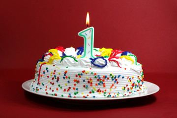 Birthday Cake - One