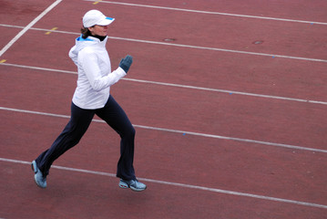 Running on the track