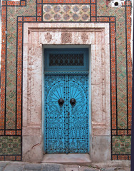 blue door - tunis - tunisia - north africa