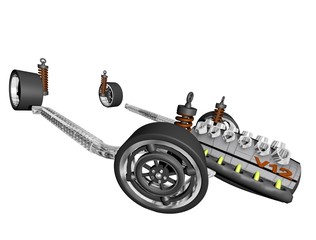 automobile 3d en beauté