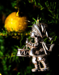 Xmas ball on Xmas tree