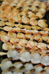 grilled prawns - gegrillte scampi