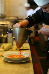 chef cooking in kitchen