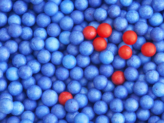 Des rouges chez les bleus !