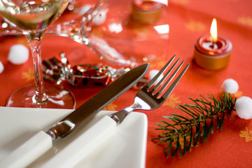 Table de noel gastronomique