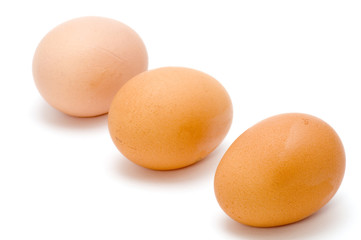 object on white - food - egg