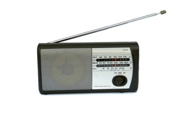 Radio isolated on white background