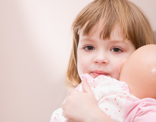 girl and doll