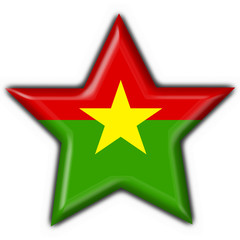 burkina faso button flag star shape