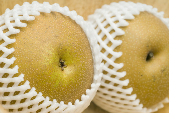 asian nashi pears know as chines japanes oriental sand 