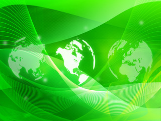 world map technology-style