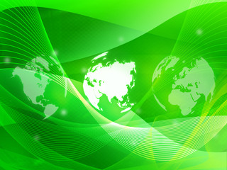 world map technology-style