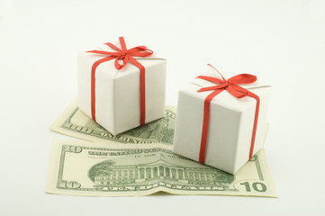 Two boxes on denominations